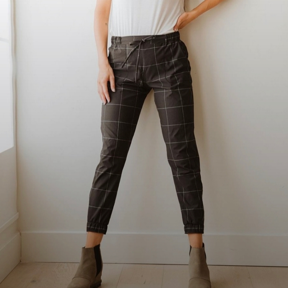 Albion Windowpane Jetsetter Joggers